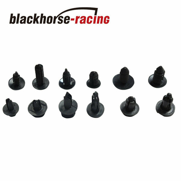 330pcs Car Autos Body Retainer Push Pin Rivet Clip Mouldings Trim Panel 12 Sizes - www.blackhorse-racing.com
