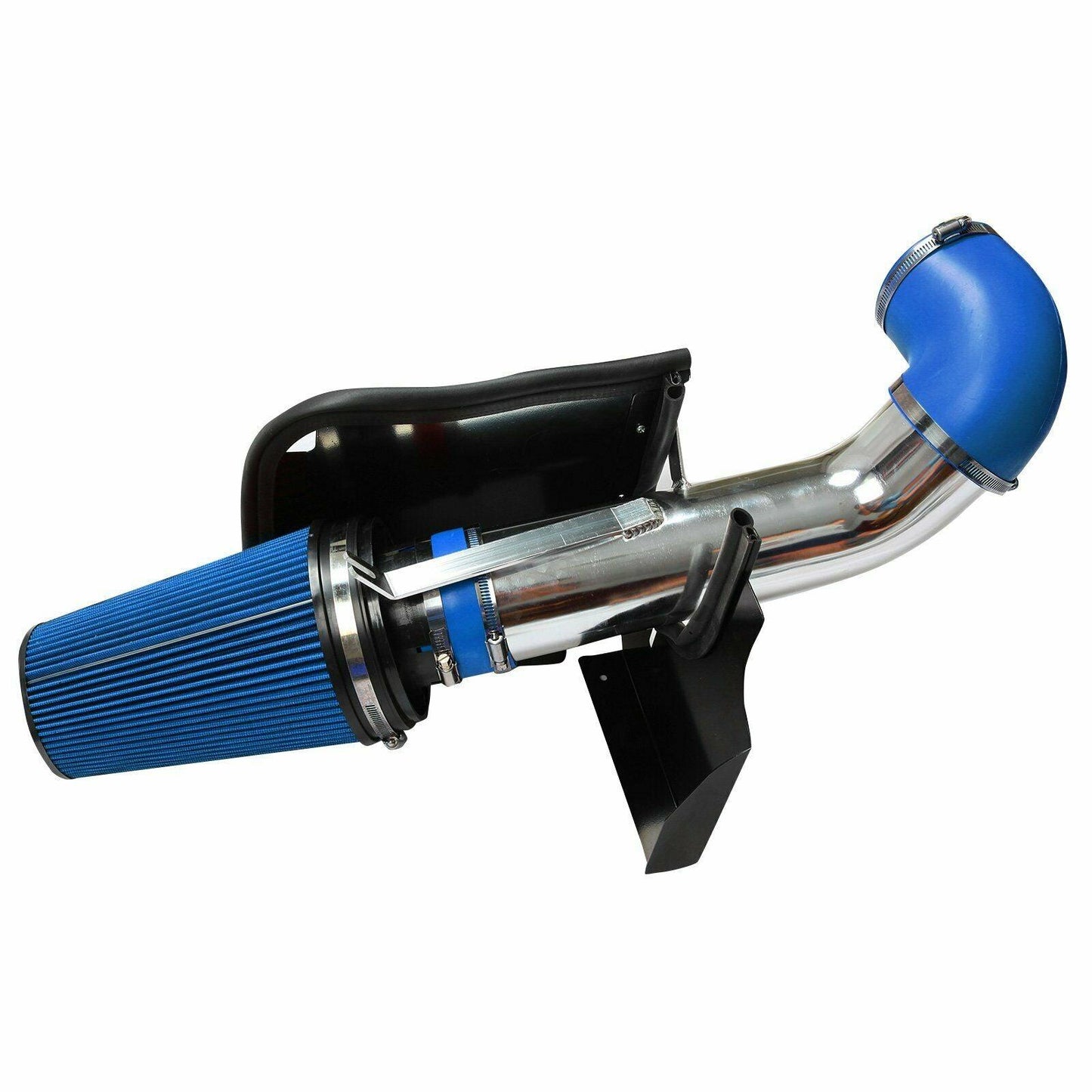 
                  
                    Fit GMC/Chevy V8 4.8L/5.3L/6.0L Cold Air Intake System + Heat Shield Filter Blue - www.blackhorse-racing.com
                  
                