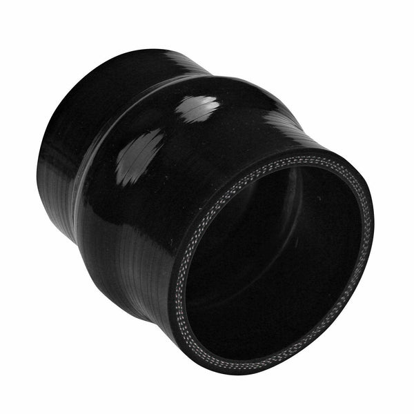 2.25" HUMP SILICONE HOSE COUPLER TURBO CHARGER INTERCOOLER 57MM BLACK - www.blackhorse-racing.com