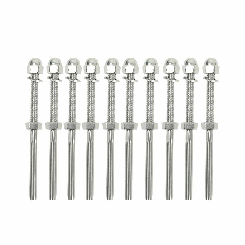 
                  
                    5Pcs T316 Stainless Steel Swage Threaded Tensioner Fittings 1/8" Cable Railing - www.blackhorse-racing.com
                  
                