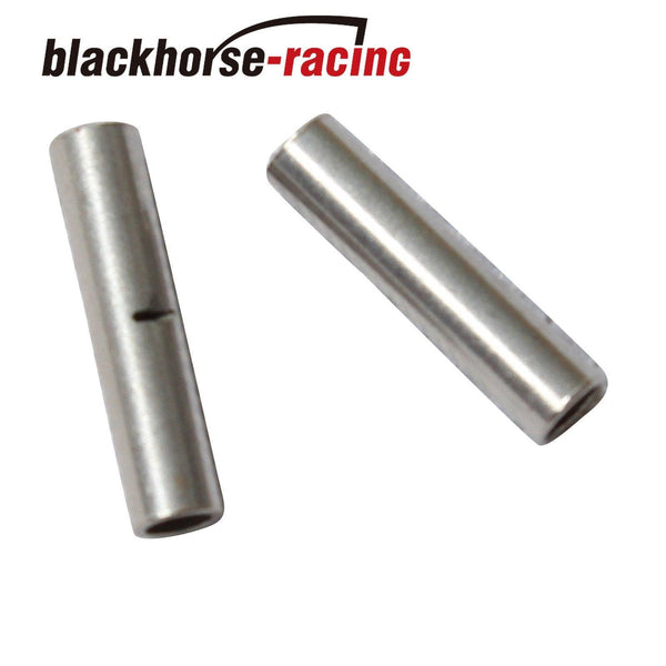 100Pcs 22-18 Ga. NON-INSULATED SEAMLESS BUTT WIRE CONNECTOR UNINSULATED Sliver - www.blackhorse-racing.com