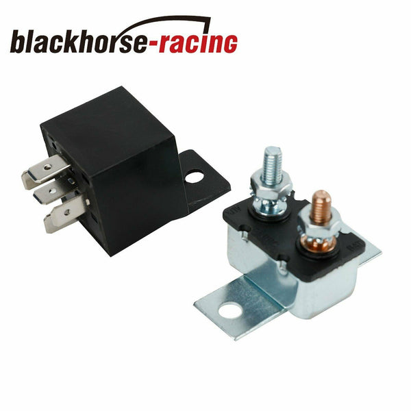 12V ADJUSTABLE ELECTRIC RADIATOR FAN THERMOSTAT CONTROL RELAY WIRE HARNESS KIT - www.blackhorse-racing.com