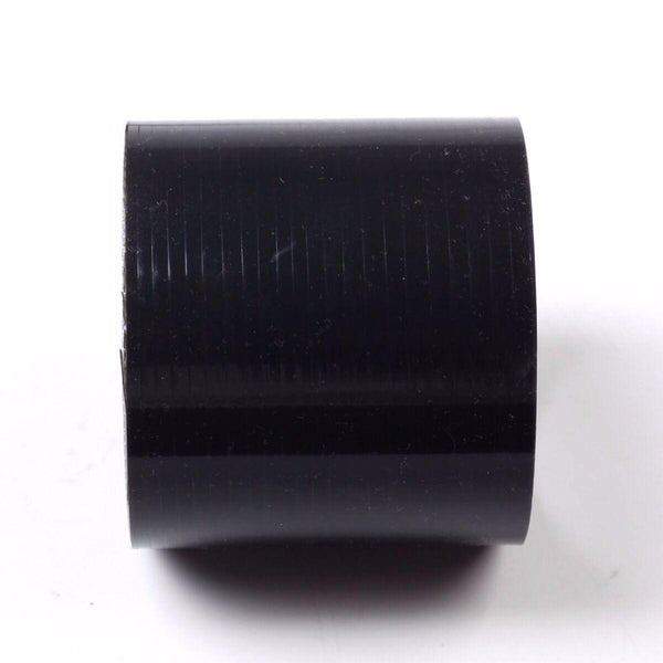 Black 1 1/2" inch 38mm Silicone Straight Hose Coupler Connector Joiner Radiator - www.blackhorse-racing.com