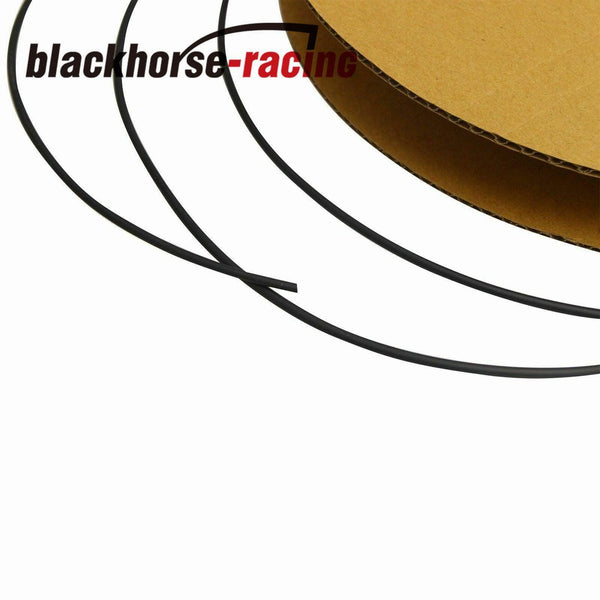 Black 1/2'' 100Feet 1/2'' 13mm Polyolefin 2:1 Heat Shrink Tubing Tube Cable - www.blackhorse-racing.com