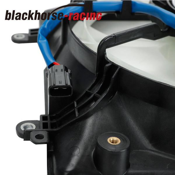 Fit 2012-15 Honda Civic 2013-17 Acura Pair A/C AC Condenser Radiator Cooling Fan - www.blackhorse-racing.com