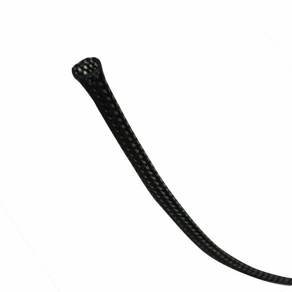 100 FT 3/4" Expandable Wire Cable Sleeving Sheathing Braided Loom Tubing Black - www.blackhorse-racing.com