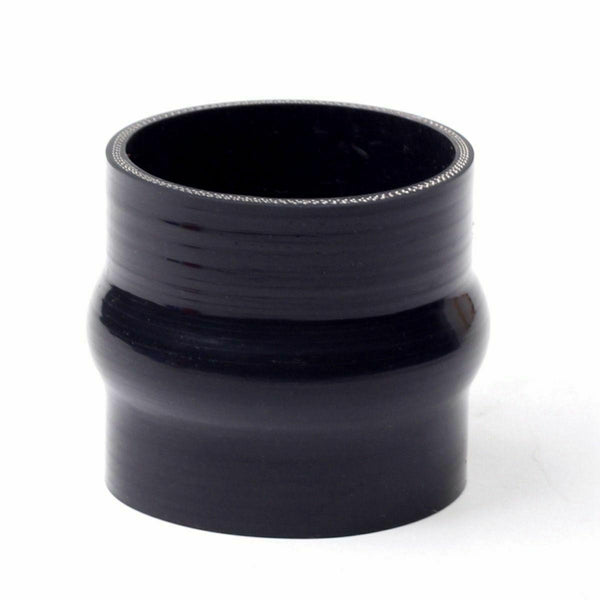 Silicone Hump Hose Coupler Joiner 51mm 2" (4-ply) Pipe Turbo Black - www.blackhorse-racing.com