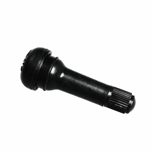 25Pcs TR414 Snap-In Tire Valve Stems Medium Black Rubber - www.blackhorse-racing.com