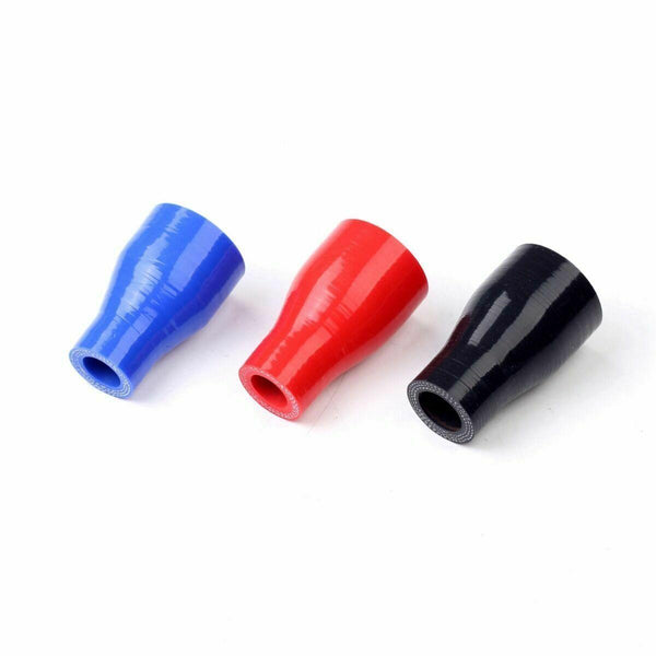 Black 2.25" 2-1/4" to 3" Straight Silicone Hose Reducer Turbo 57-76mm Coulper - www.blackhorse-racing.com