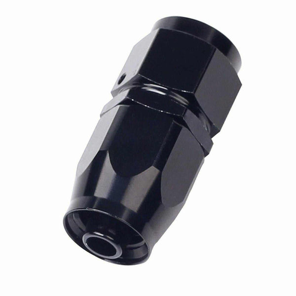 -6 AN 180 Degree Swivel Hose End Fitting Braided & Nylon AN6 Black