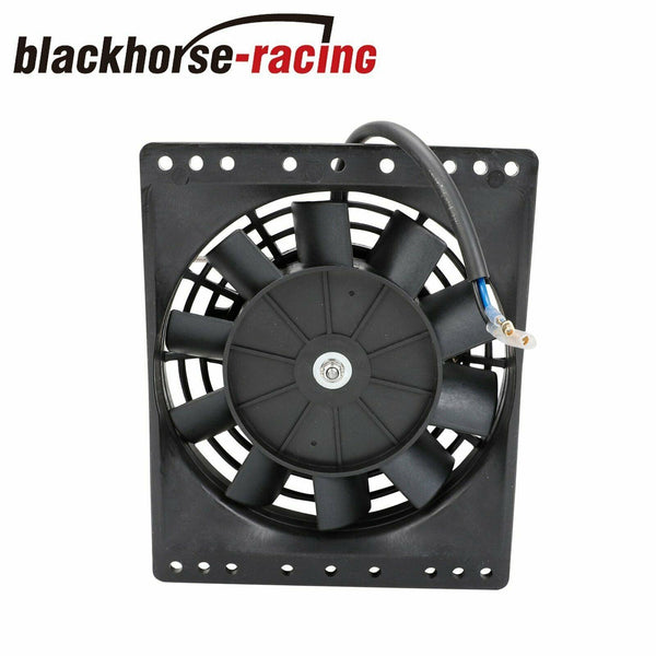2X 6 Inch Push Pull Electric Cooling Radiator Slim Fan 12V 650CFM Reversible Kit - www.blackhorse-racing.com