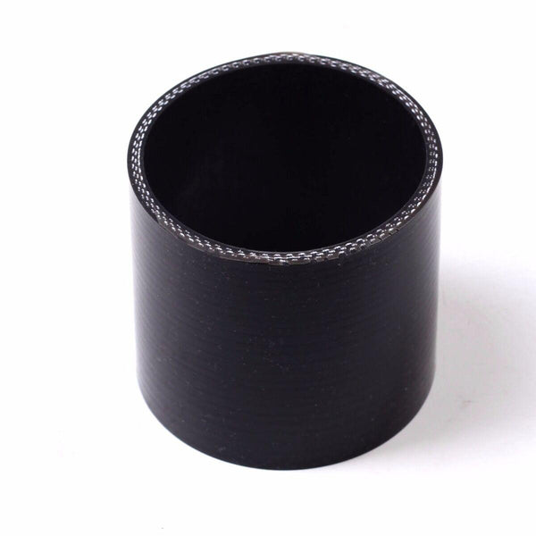 2.25" 4-PLY STRAIGHT SILICONE TURBO/INTAKE PIPE COUPLER REDUCER HOSE BLACK 2 1/4 - www.blackhorse-racing.com