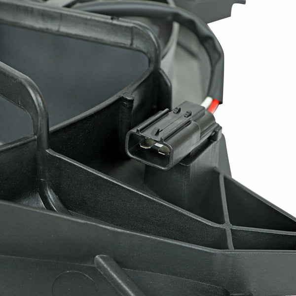 Left Right Fit Honda Accord 2008-2012 2.4L AC Radiator Condenser Cooling Fan Set - www.blackhorse-racing.com