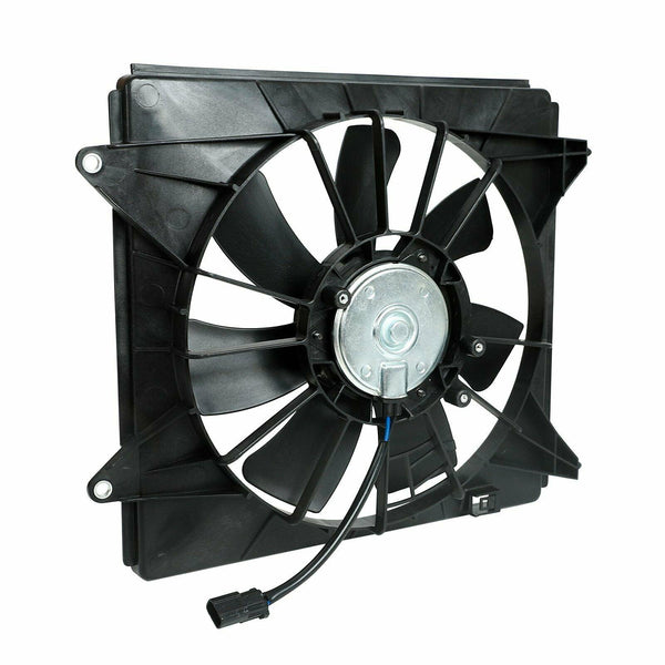 (2) Radiator Cooling Fan For 13-17 Honda Accord w/ Blade Motor &Shroud HO3113134 - www.blackhorse-racing.com