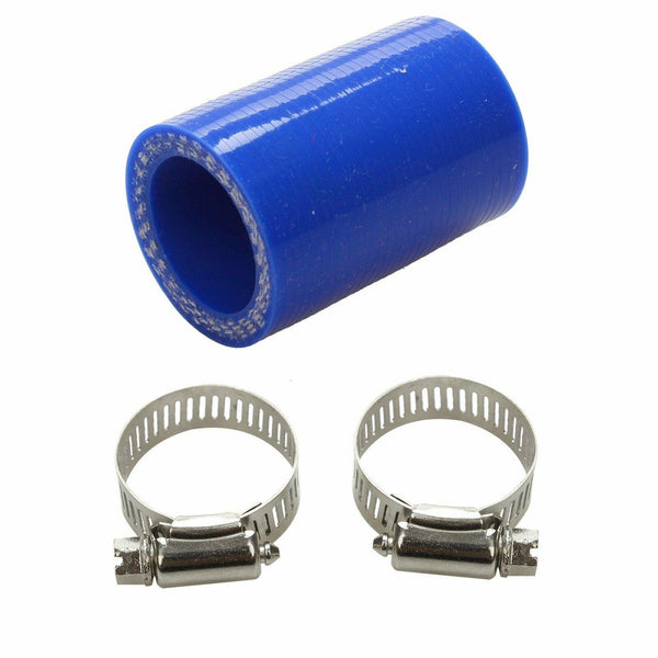 FOR YAMAHA BLASTER HIGH TEMP SILICONE EXHAUST CLAMP YFS 200 1"ID BLUE - www.blackhorse-racing.com