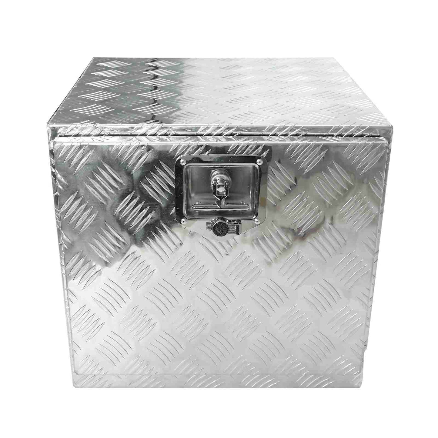 
                  
                    18 x 17 x 18 Inch Aluminum Truck Trailer Tool Box, Waterproof Underbody Truck Bed Storage Toolbox for Pickup Truck RV Trailer ATV with Lock & 2 Keys - Silver
                  
                