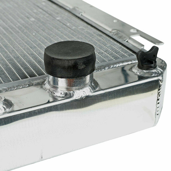 Fit 1963-1968 Chevy Impala L6 V8 /1964-1967 EI Camino Aluminum Radiator 3 Row - www.blackhorse-racing.com