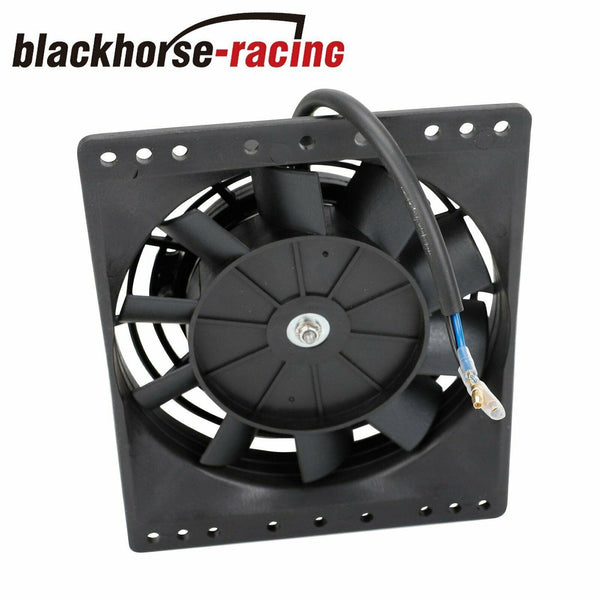 2X 6 Inch Push Pull Electric Cooling Radiator Slim Fan 12V 650CFM Reversible Kit - www.blackhorse-racing.com