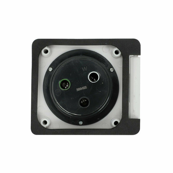 30Amp 125V 3-Wire Inlet RV Power Cord Twist Lock Plug Grounding Shore Boat White - www.blackhorse-racing.com