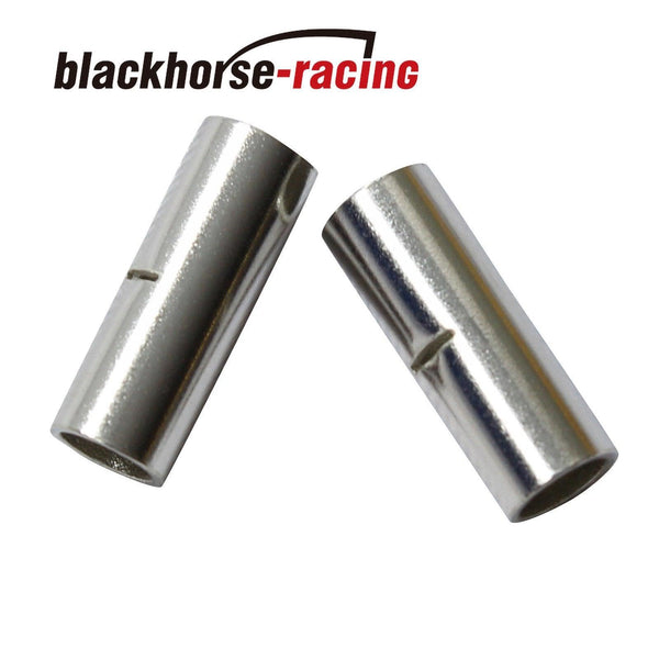 100Pcs 12-10 Ga. NON-INSULATED BUTT SEAMLESS WIRE CONNECTORS UNINSULATED SLIVER - www.blackhorse-racing.com