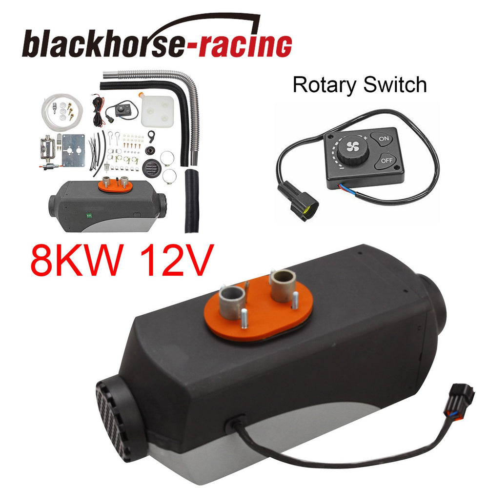 12V Air Diesel Heater 8KW 8000W Fit Motor-homes Boats Bus Car Truck - www.blackhorse-racing.com