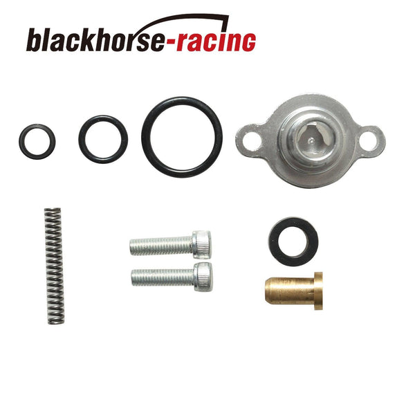 Fit Ford 7.3 Powerstroke Diesel Fuel Pressure Regulator Billet Valve Cap Kit - www.blackhorse-racing.com