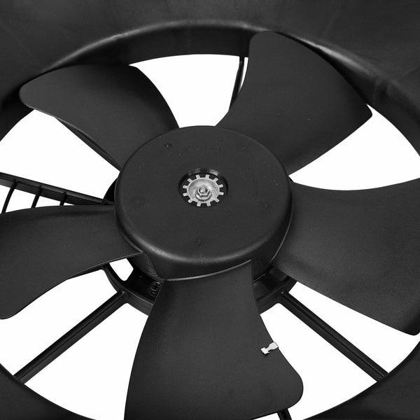 Left Right Fit Honda Accord 2008-2012 2.4L AC Radiator Condenser Cooling Fan Set - www.blackhorse-racing.com