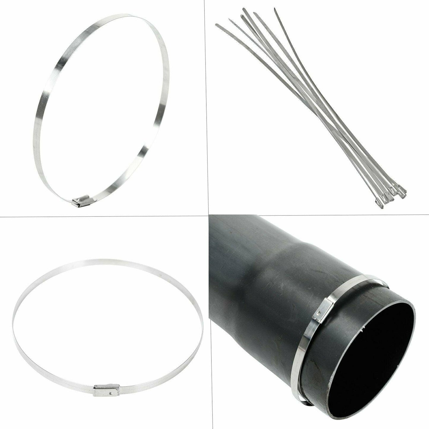 
                  
                    2'' x 5M Titanium Thermal Header Pipe Tape Titanium Lava Exhaust Wrap 6 Ties Kit - www.blackhorse-racing.com
                  
                