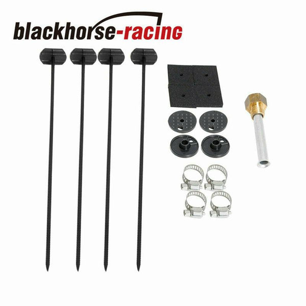 Universal 15-1/2" Transmission Oil Cooler Aluminum w/10" Cooler Radiator Fan Kit - www.blackhorse-racing.com