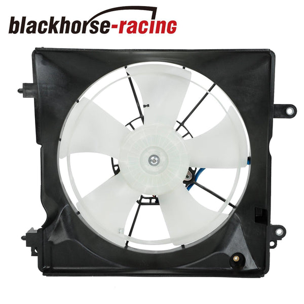 Fit 2012-15 Honda Civic 2013-17 Acura Pair A/C AC Condenser Radiator Cooling Fan - www.blackhorse-racing.com