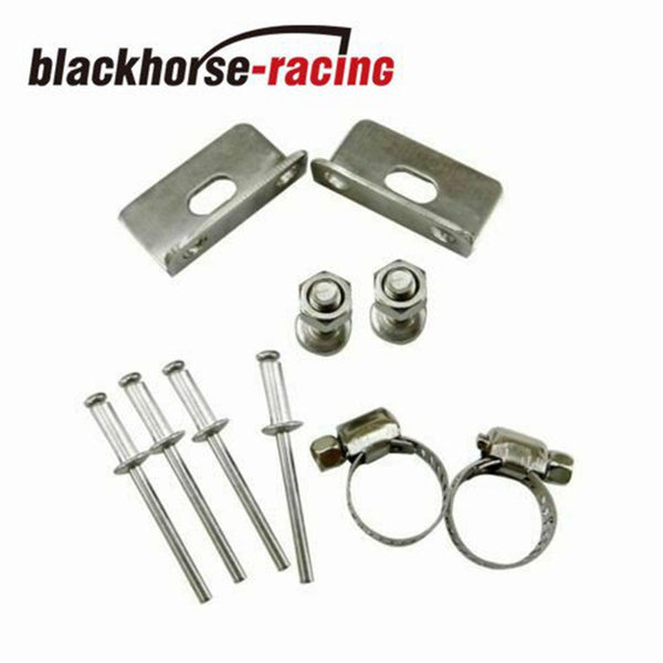 2'' x 10'' Polished Stainless Steel 14 oz Radiator Overflow Tank Bottle Catch Can - www.blackhorse-racing.com