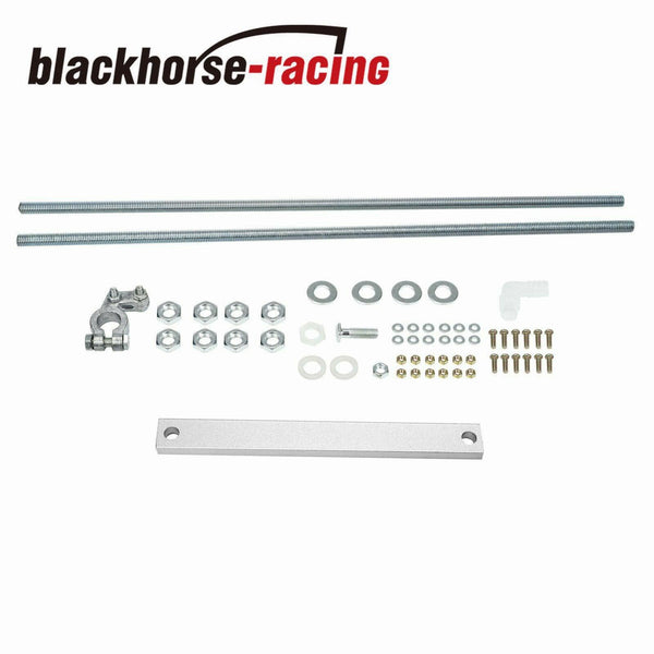 Complete Aluminum Battery Box Relocation Kit For 1979-2014 Ford Mustang - www.blackhorse-racing.com