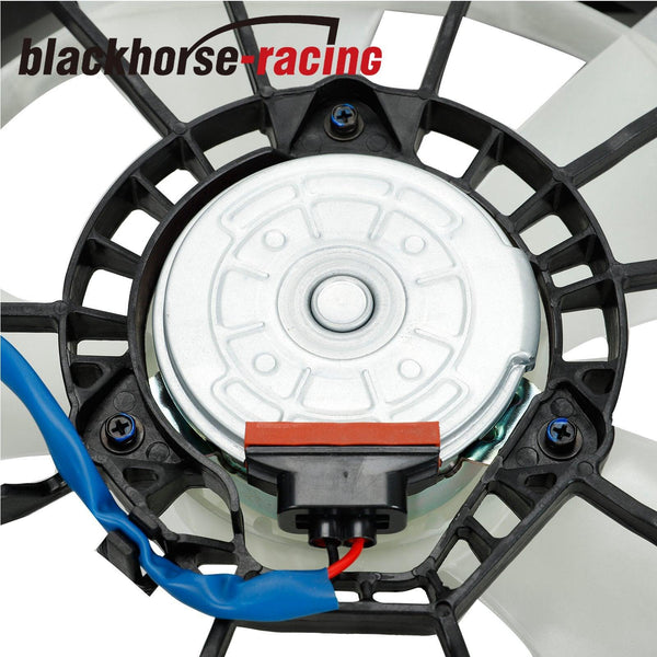 Fit 2012-15 Honda Civic 2013-17 Acura Pair A/C AC Condenser Radiator Cooling Fan - www.blackhorse-racing.com