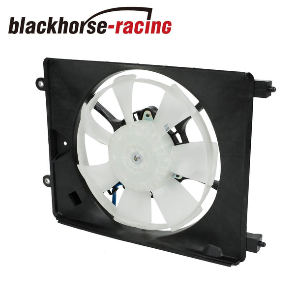 Fit 2012-15 Honda Civic 2013-17 Acura Pair A/C AC Condenser Radiator Cooling Fan - www.blackhorse-racing.com