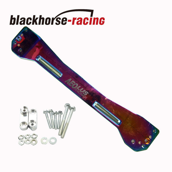 Fits 1996-2000 EK Honda Civic NEO Rear Tie Bar Subframe Brace + Tie Bar - www.blackhorse-racing.com