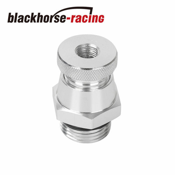 Aluminum 1L Oil Catch Can Reservoir Tank + Breather Filter Baffled 10AN Fitting - www.blackhorse-racing.com