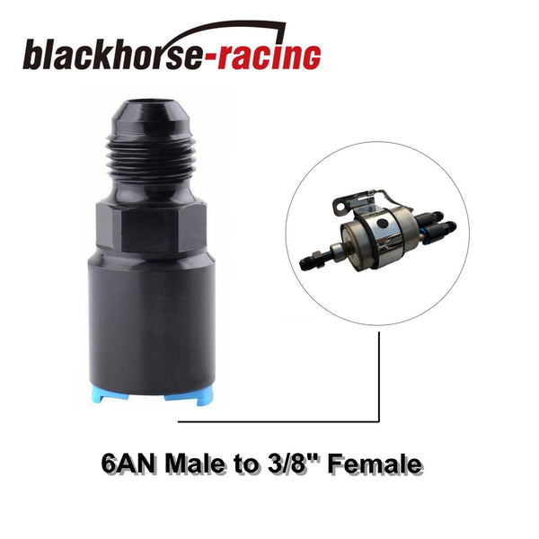 644113 Adapter Fuel Fitting 6AN (male) to 5/16 (female) GM Quick Connect EFI FI - www.blackhorse-racing.com
