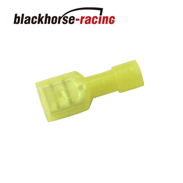 50Pcs 12/10 FULLY INSULATED .250'' FEMALE SPADE CRIMP CONNECTOR TERMINAL New - www.blackhorse-racing.com