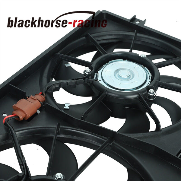 620-805 Radiator Cooling Fan Assembly For 05-17 Audi VW Beetle Passat Golf Jetta