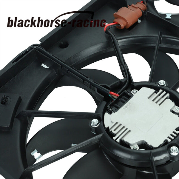 620-805 Radiator Cooling Fan Assembly For 05-17 Audi VW Beetle Passat Golf Jetta
