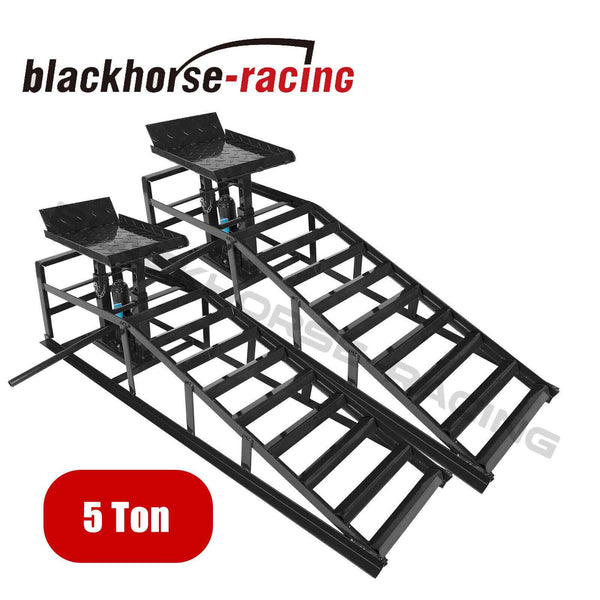 2PCS Best Lift Frame Repair Ramps Heavy Auto Car Lifts Hydraulic Service Duty US