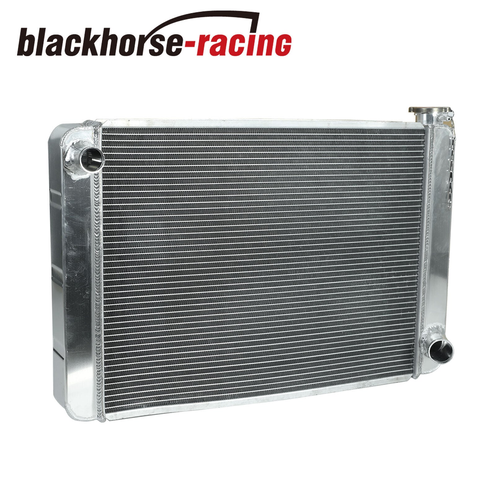thumbnail interactive-video image 1 of Universal Aluminum Radiator 31x19 – 2-Row Crossflow, SBC Chevy GM, WRCRAD 515Y 1 of 2
