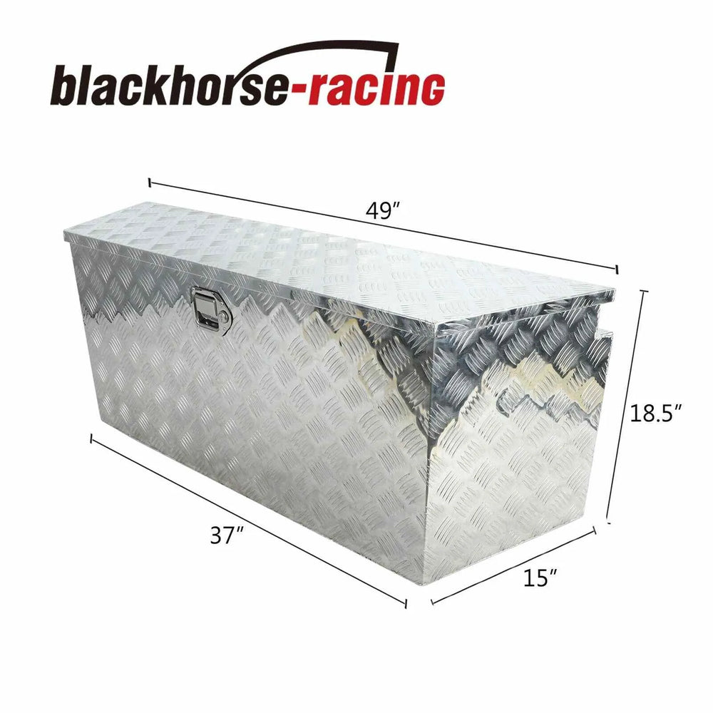 
                  
                    49"X15"X18.5" Heavy Duty Aluminum Truck Pickup Storage Tool box Lock Underbody
                  
                
