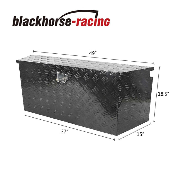 49"X15"X18.5" Heavy Duty Truck Pickup Storage Tool box Lock Trailer Tongue