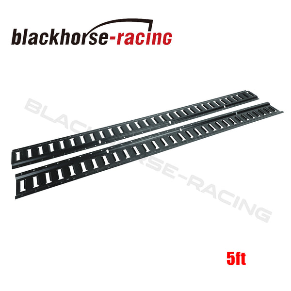 4 Pack 5' E Track Tie Down Rails System Power Coated E-Tracks for Cargo Trailers
