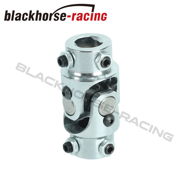 3/4" DD X 3/4" DD Stainless Steel Single Universal Steering Chrome U-Joint Shaft