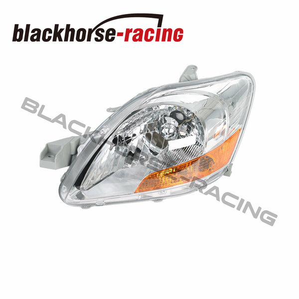 Headlight For 2007-2012 Toyota Yaris Pair Set Left Right Headlamp Clear Housing