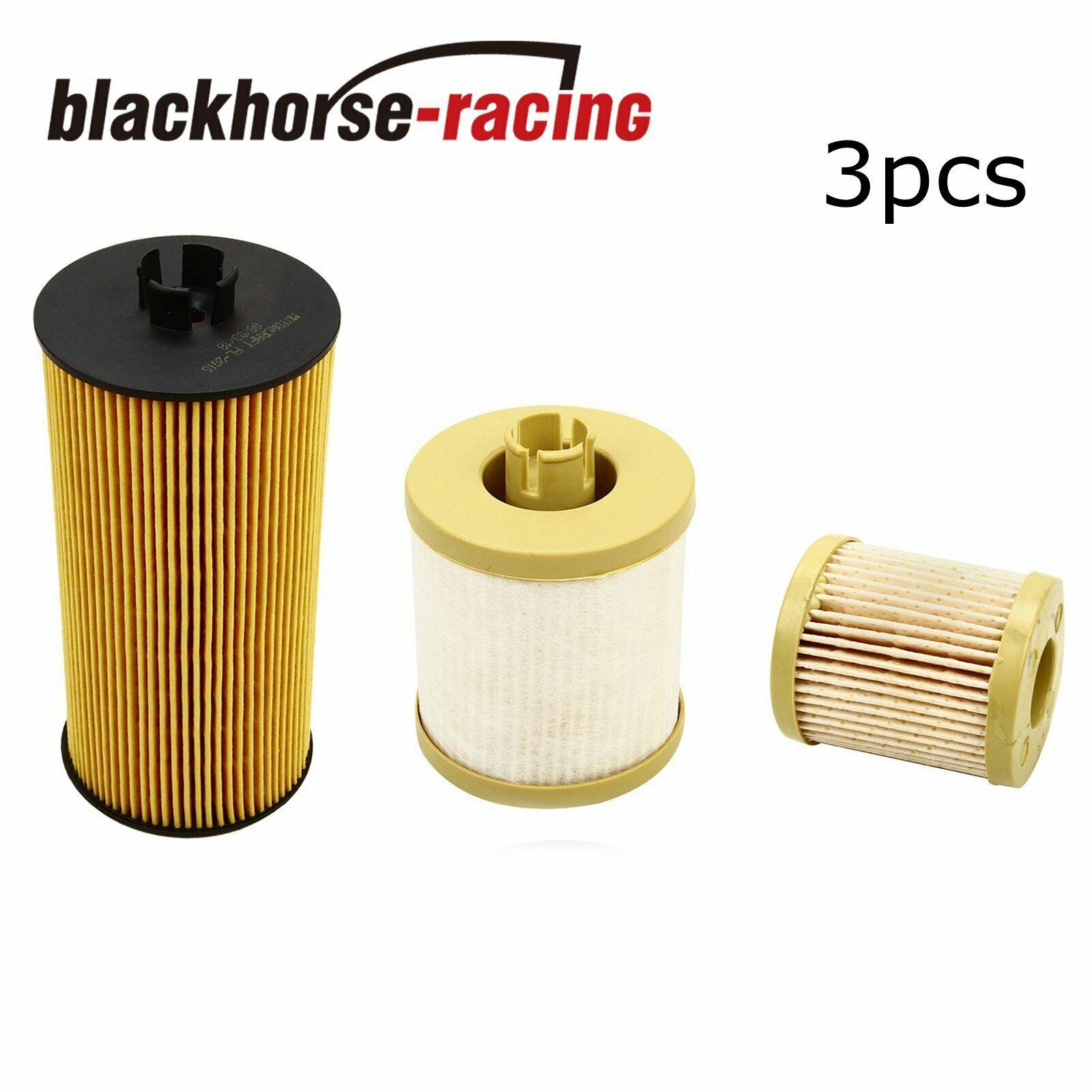 Kit de 3 filtros de combustible y aceite diésel de 6.0 L para Ford FD4 ...