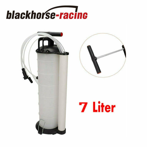 Manual 7 Liter Oil Fluid Changer Vacuum Extractor Pump Transfer Tank Remover - www.blackhorse-racing.com