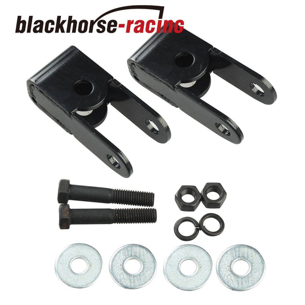 Front Shock Extender Extension Steel Leveling Lift Kit FOR 1999-2006 GMC Chevy - www.blackhorse-racing.com